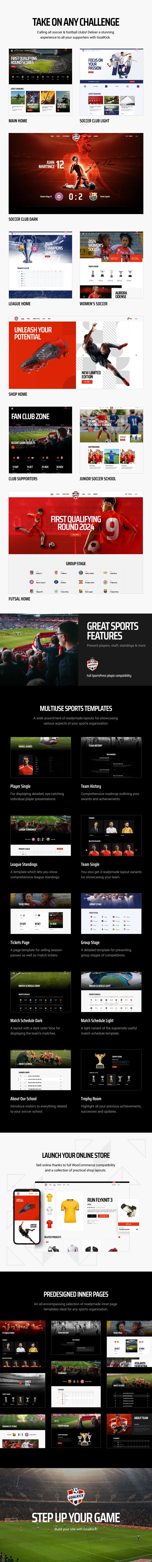 GoalKick - Soccer and Football Club WordPress Theme - 2